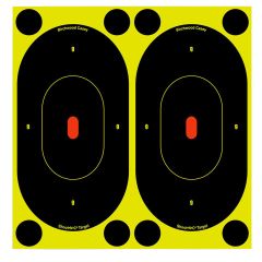 Birchwood Casey Shoot-N-C Oval Silhouette 7" Paper Target 60-Pack