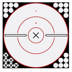 Birchwood Casey 12" Shoot-N-C Bullseye Target-White - 5 Pack